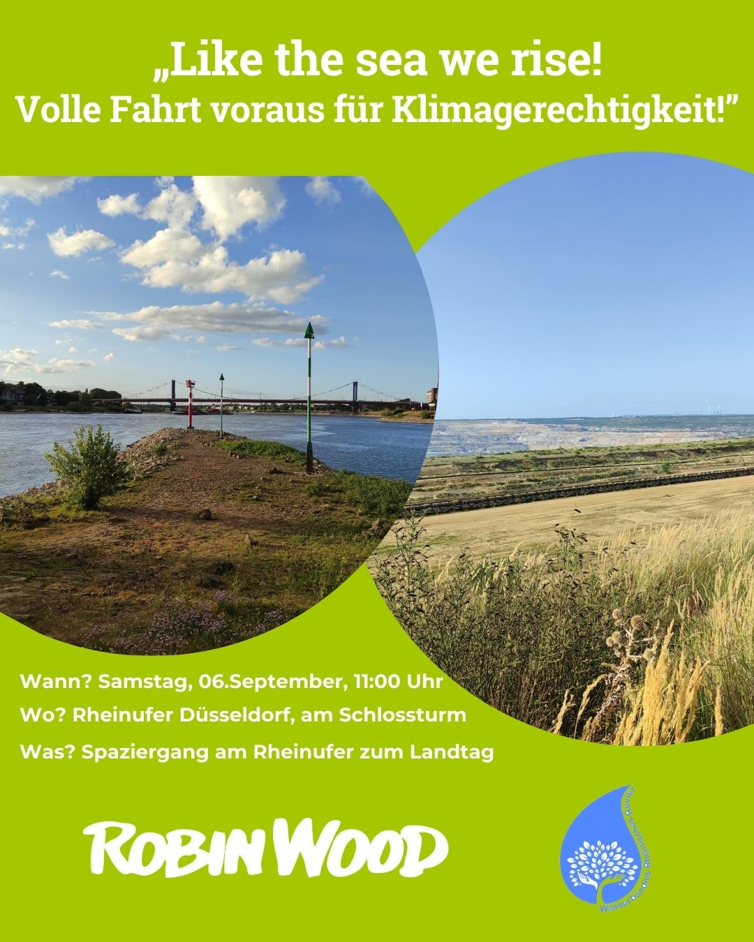 RHEIN.LAND.WASSER schützen! Für Klima- und Wassergerechtigkeit!