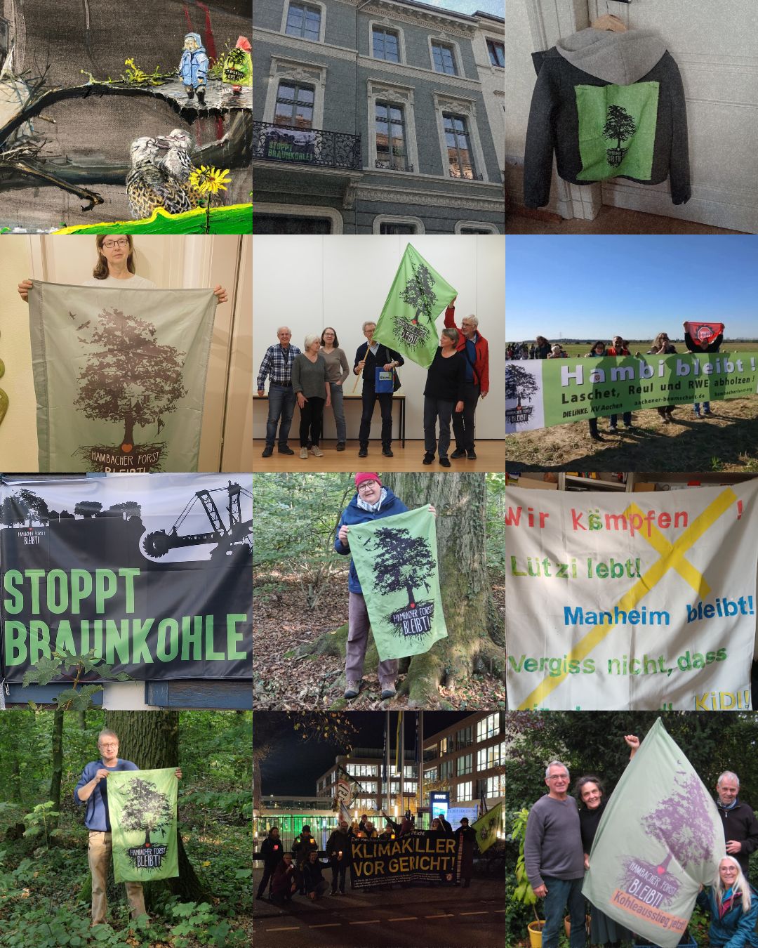 Solidarität in den Hambi!!